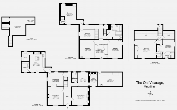 Floor Plan Image for 7 Bedroom Detached House for Sale in Moorlinch