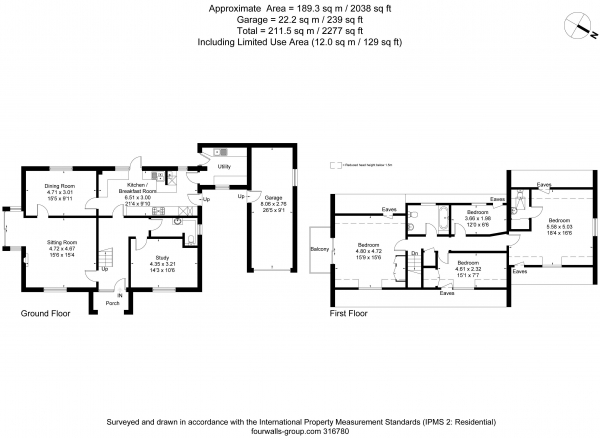 Floor Plan Image for 4 Bedroom Detached House for Sale in A delightful house within walking distance of Wells High Street