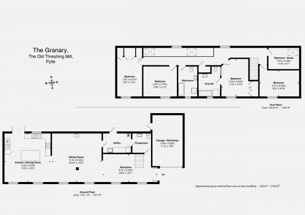 Floor Plan Image for 5 Bedroom Terraced House for Sale in Rural Barn Conversion Near Pylle