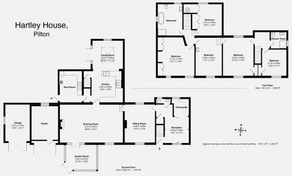 Floor Plan Image for 5 Bedroom Detached House for Sale in Pilton