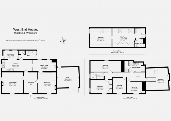 Floor Plan Image for 5 Bedroom Detached House for Sale in West End, Wedmore