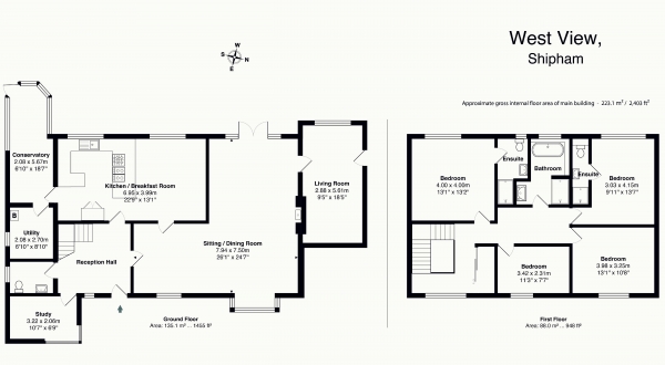 Floor Plan Image for 6 Bedroom Detached House for Sale in Horseleaze Lane, Winscombe