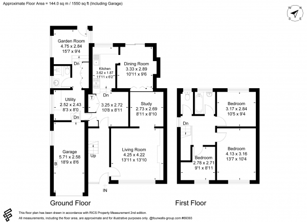 Floor Plan Image for 4 Bedroom Detached House for Sale in Coxley, Wells