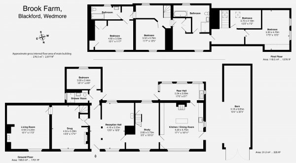 Floor Plan Image for 5 Bedroom Property for Sale in Sexeys Road, Wedmore