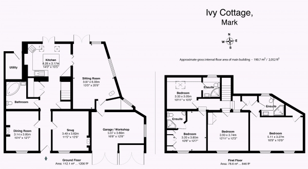 Floor Plan Image for 4 Bedroom Semi-Detached House for Sale in Church Street, Mark