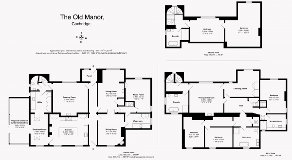 Floor Plan Image for 6 Bedroom Detached House for Sale in East of Glastonbury