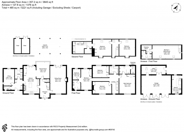 Floor Plan Image for 7 Bedroom Detached House for Sale in WELLS