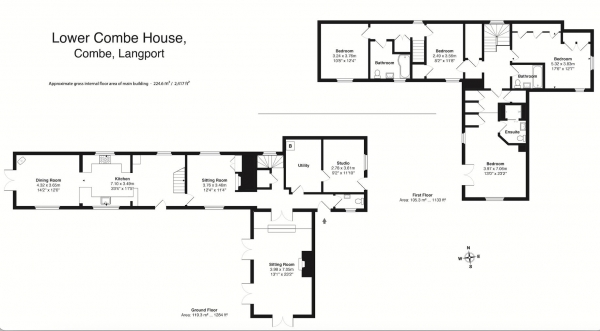 Floor Plan Image for 4 Bedroom Detached House for Sale in Langport area