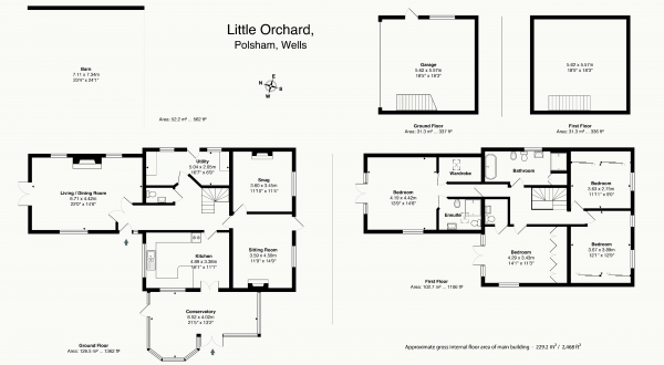 Floor Plan Image for 4 Bedroom Detached House for Sale in Polsham