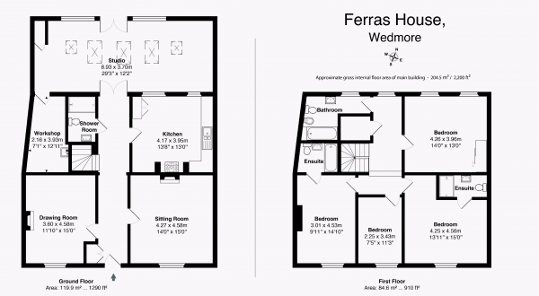 Floor Plan Image for 4 Bedroom Terraced House for Sale in Grant's Lane, Wedmore