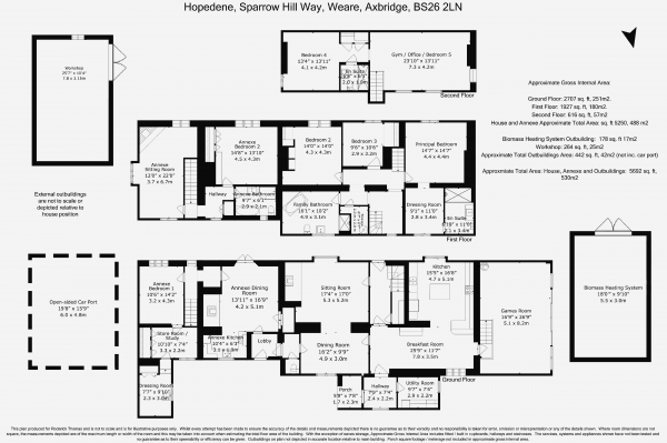 Floor Plan Image for 6 Bedroom Property for Sale in Sparrow Hill Way, Weare