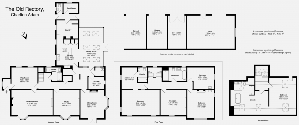 Floor Plan Image for 5 Bedroom Detached House to Rent in Chessels Lane, Charlton Adam