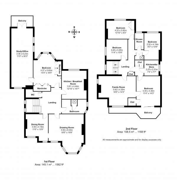 Floor Plan Image for 5 Bedroom Maisonette to Rent in Wilbury Road, Hove