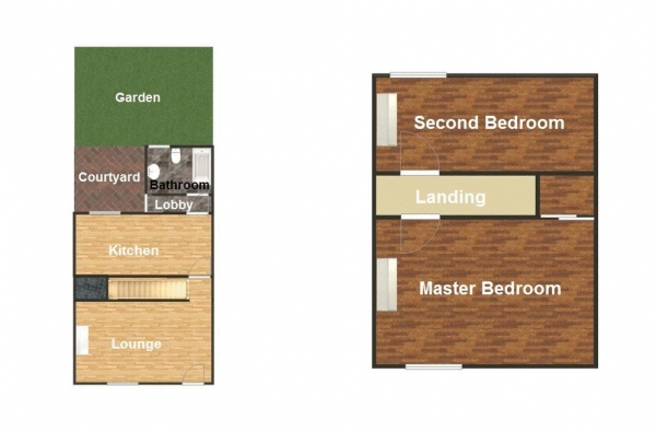 Floor Plan Image for 2 Bedroom Terraced House for Sale in Manor Road, Grays