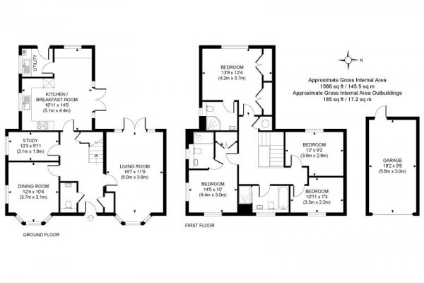 Floor Plan Image for 5 Bedroom Detached House for Sale in 71 Charters Gate Way, Wivelsfield Green, Haywards Heath