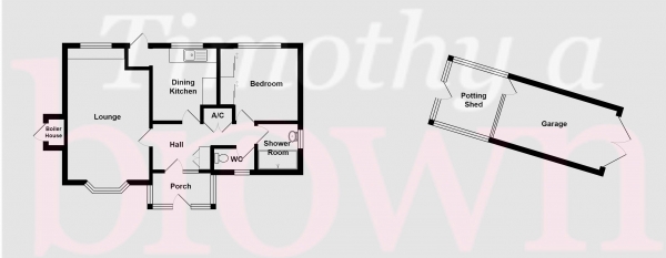 Floor Plan Image for 1 Bedroom Bungalow for Sale in Station Road, Congleton