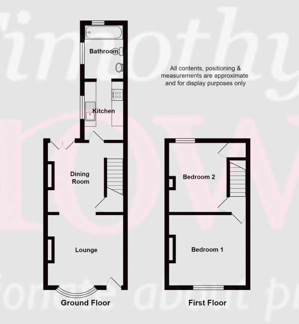 Floor Plan Image for 2 Bedroom Semi-Detached House for Sale in Portland Drive, Scholar Green