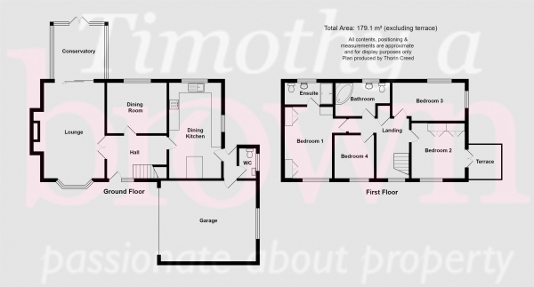 Floor Plan Image for 4 Bedroom Detached House for Sale in Mereside Avenue, Congleton