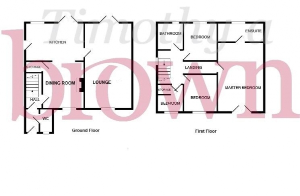 Floor Plan Image for 4 Bedroom Detached House for Sale in Hollinshead Close, Scholar Green