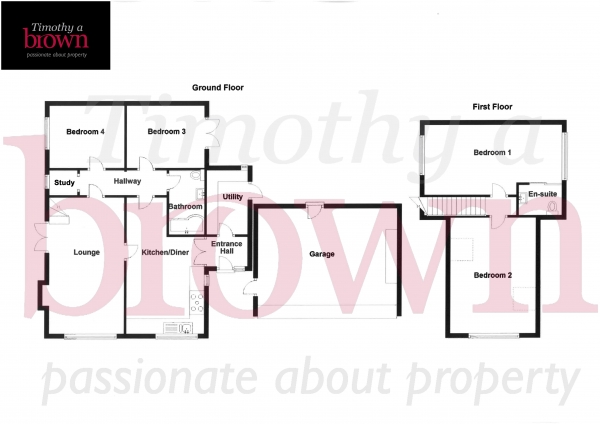 Floor Plan Image for 4 Bedroom Semi-Detached House for Sale in Biddulph Road, Mow Cop