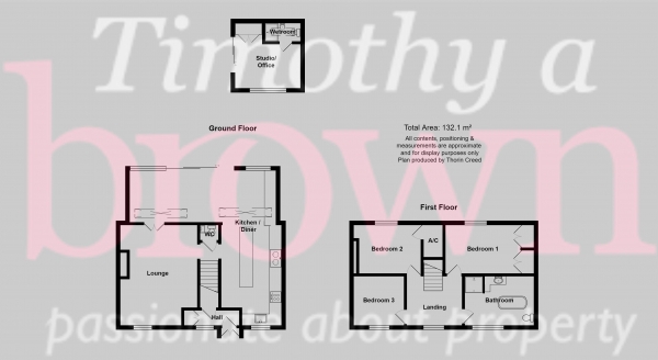 Floor Plan Image for 3 Bedroom Cottage for Sale in Sugar Street, Rushton Spencer