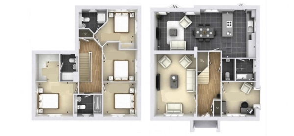 Floor Plan Image for 4 Bedroom Detached House for Sale in Lomas Way, Congleton