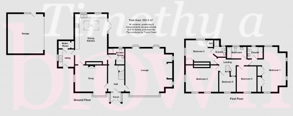 Floor Plan Image for 5 Bedroom Detached House for Sale in Puddlebank Lane, Astbury