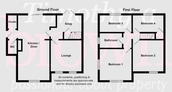 Floor Plan Image for 4 Bedroom Semi-Detached House for Sale in Rudyard Road, Biddulph Moor