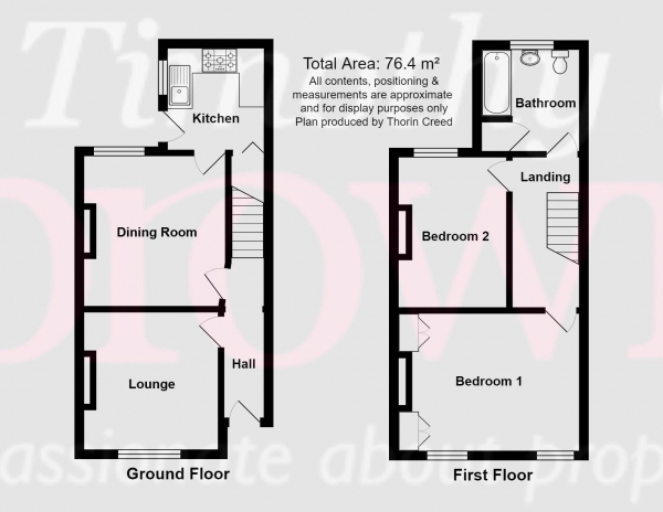 Floor Plan Image for 2 Bedroom Terraced House for Sale in Herbert Street, Congleton