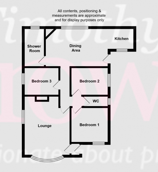 Floor Plan Image for 3 Bedroom Detached House for Sale in Biddulph Road, Congleton