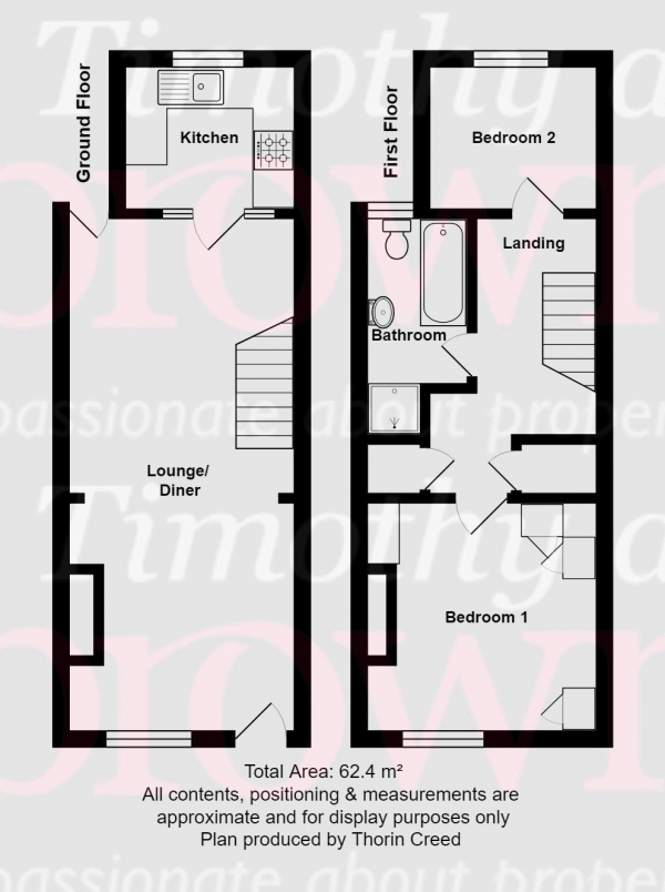 Floor Plan Image for 2 Bedroom Terraced House for Sale in Worrall Street, Congleton