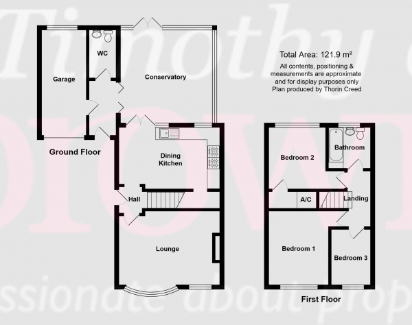 Floor Plan Image for 3 Bedroom Semi-Detached House for Sale in Belgrave Avenue, Congleton