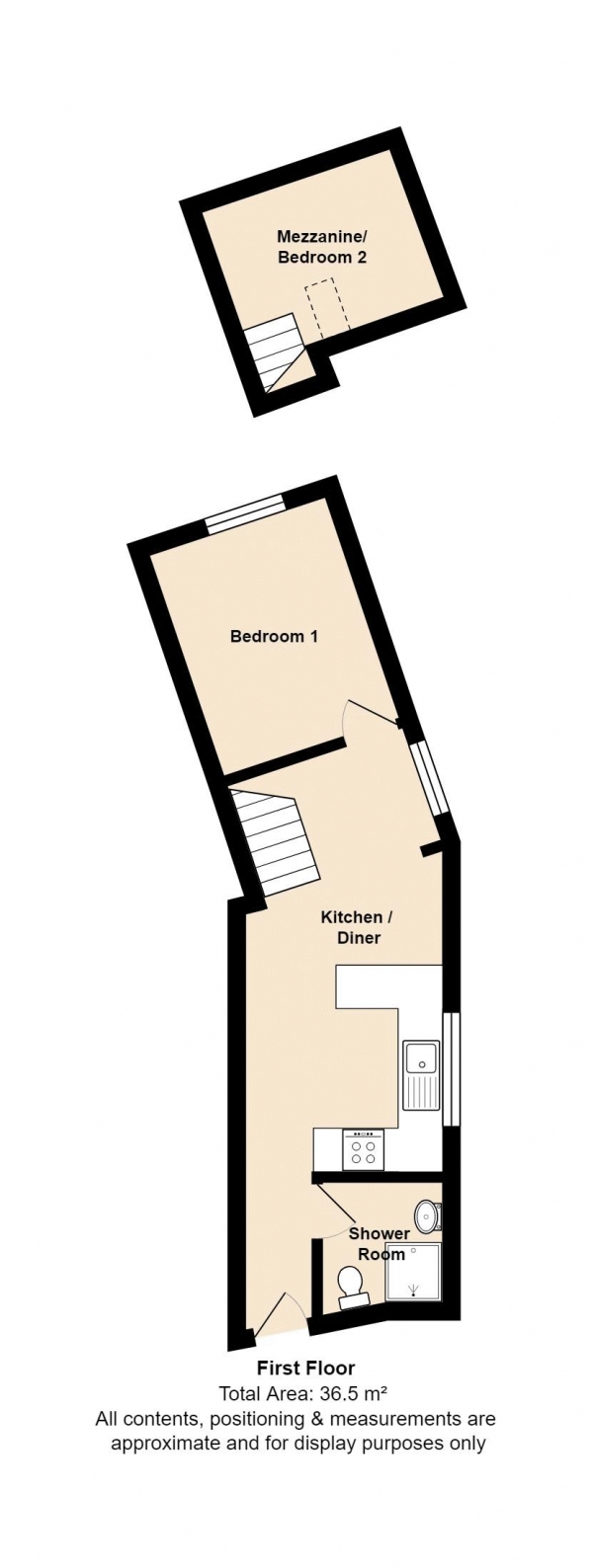 Floor Plan Image for 2 Bedroom Block of Apartments for Sale in Silk Street, Congleton