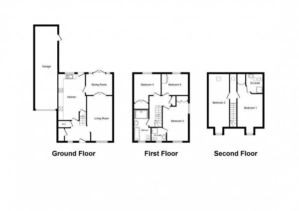 Floor Plan Image for 5 Bedroom Detached House for Sale in Bath Vale, Congleton