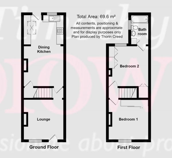 Floor Plan Image for 2 Bedroom Terraced House for Sale in Nelson Street, Congleton