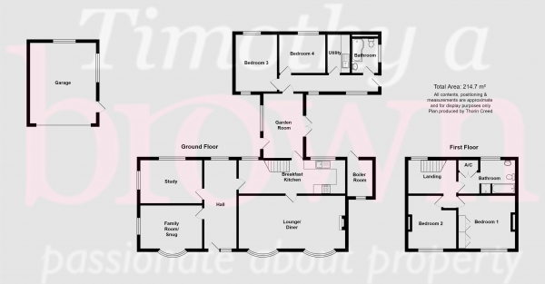 Floor Plan Image for 5 Bedroom Farm House for Sale in Lamberts Lane, Congleton