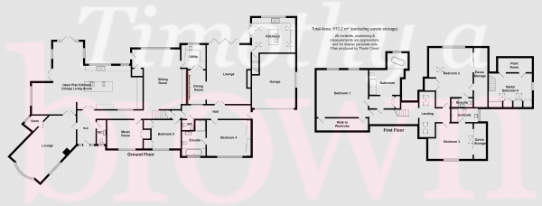 Floor Plan Image for 6 Bedroom Detached House for Sale in Reades Lane, Congleton