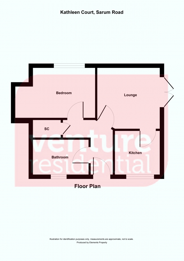 Floor Plan for 1 Bedroom Maisonette for Sale in Sarum Road, Luton, LU3, 2RA -  &pound160,000
