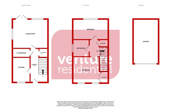 Floor Plan Image for 2 Bedroom End of Terrace House for Sale in Challney Gardens, Luton