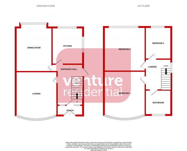 Floor Plan Image for 3 Bedroom Semi-Detached House for Sale in Culverhouse Road, Luton