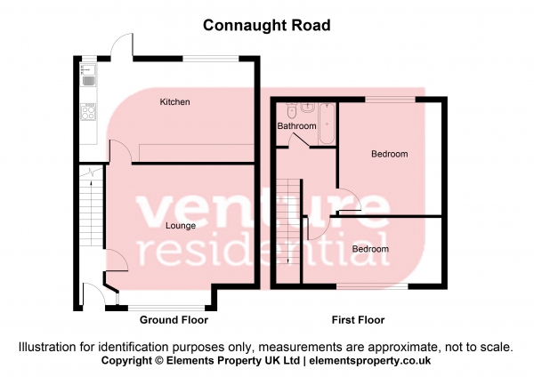 Floor Plan Image for 2 Bedroom Terraced House for Sale in Connaught Road