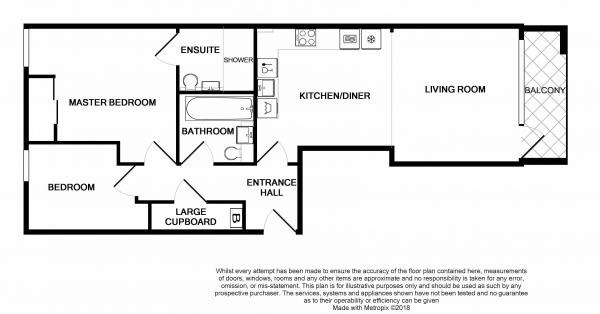 Floor Plan Image for 2 Bedroom Apartment for Sale in St Mark Square, Bromley