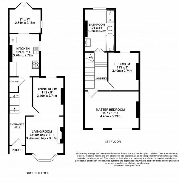 Floor Plan Image for 2 Bedroom Terraced House for Sale in Homesdale Road, Bromley