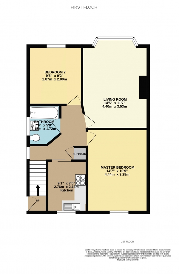 Floor Plan Image for 2 Bedroom Apartment for Sale in Mill Vale, Bromley