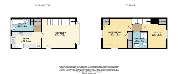 Floor Plan for 2 Bedroom Detached House for Sale in Manor Park, Chislehurst, BR7, 5QE - OIRO &pound449,995