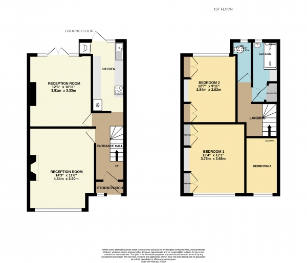 Floor Plan Image for 3 Bedroom Terraced House for Sale in Milborough Crescent, London