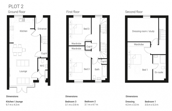 Floor Plan Image for 4 Bedroom Semi-Detached House to Rent in Viewings 13th September 12-4pm or 15th September 4-5pm