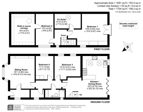 Floor Plan Image for 4 Bedroom Detached House for Sale in Oak Tree Road, Milford