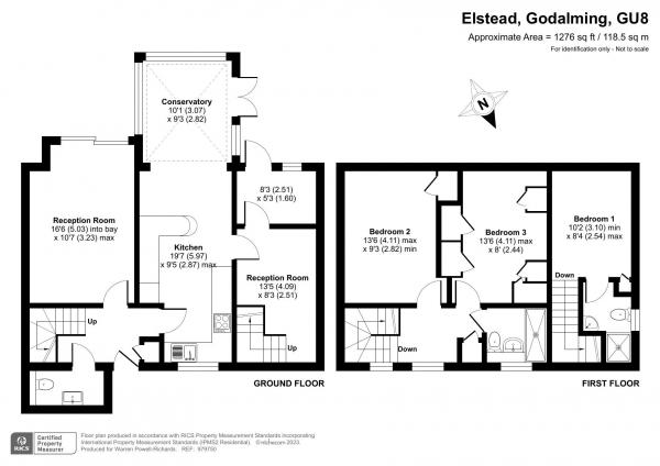 Floor Plan Image for 3 Bedroom Semi-Detached House for Sale in Red House Lane, Elstead