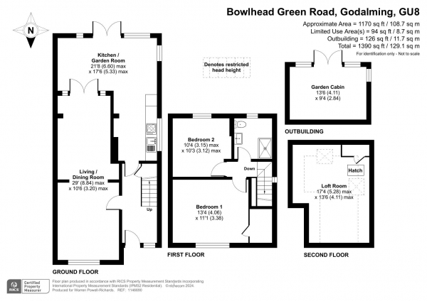 Floor Plan Image for 2 Bedroom Semi-Detached House for Sale in Bowlhead Green Road, Brook